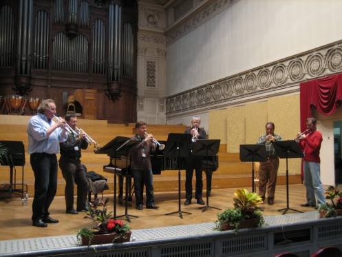 In Brussels with Reinhold Friedrich, Gabriele Cassone, Fred Mills, Guy Touvron and Dominique Bodart 2005