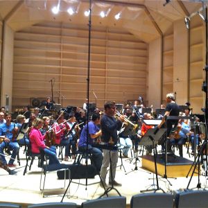 Recording session for Tomasi Concerto with Tampere Philharmonic